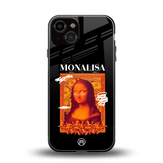 sassy mona lisa back phone cover | glass case for iphone 13