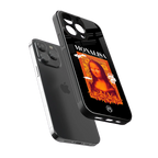 sassy mona lisa back phone cover | glass case for iphone 14 pro max