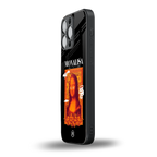 sassy mona lisa back phone cover | glass case for iphone 14 pro max