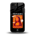 sassy mona lisa back phone cover | glass case for iphone 15