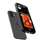 sassy mona lisa back phone cover | glass case for iphone 16
