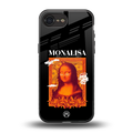 sassy mona lisa back phone cover | glass case for iphone 16e