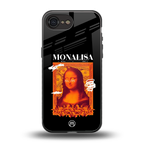 sassy mona lisa back phone cover | glass case for iphone 16e