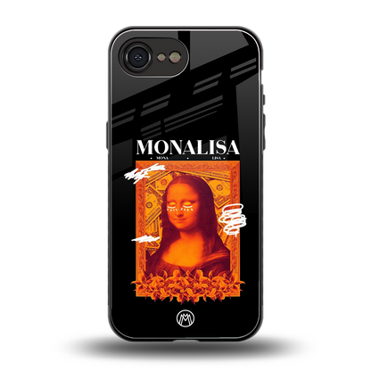 sassy mona lisa back phone cover | glass case for iphone 16e