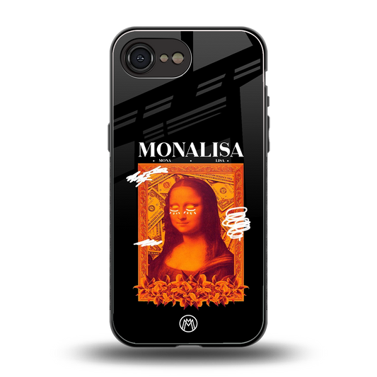 sassy mona lisa back phone cover | glass case for iphone 16e