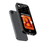 sassy mona lisa back phone cover | glass case for iphone 16e