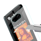 sassy mona lisa back phone cover | glass case for iphone 16e
