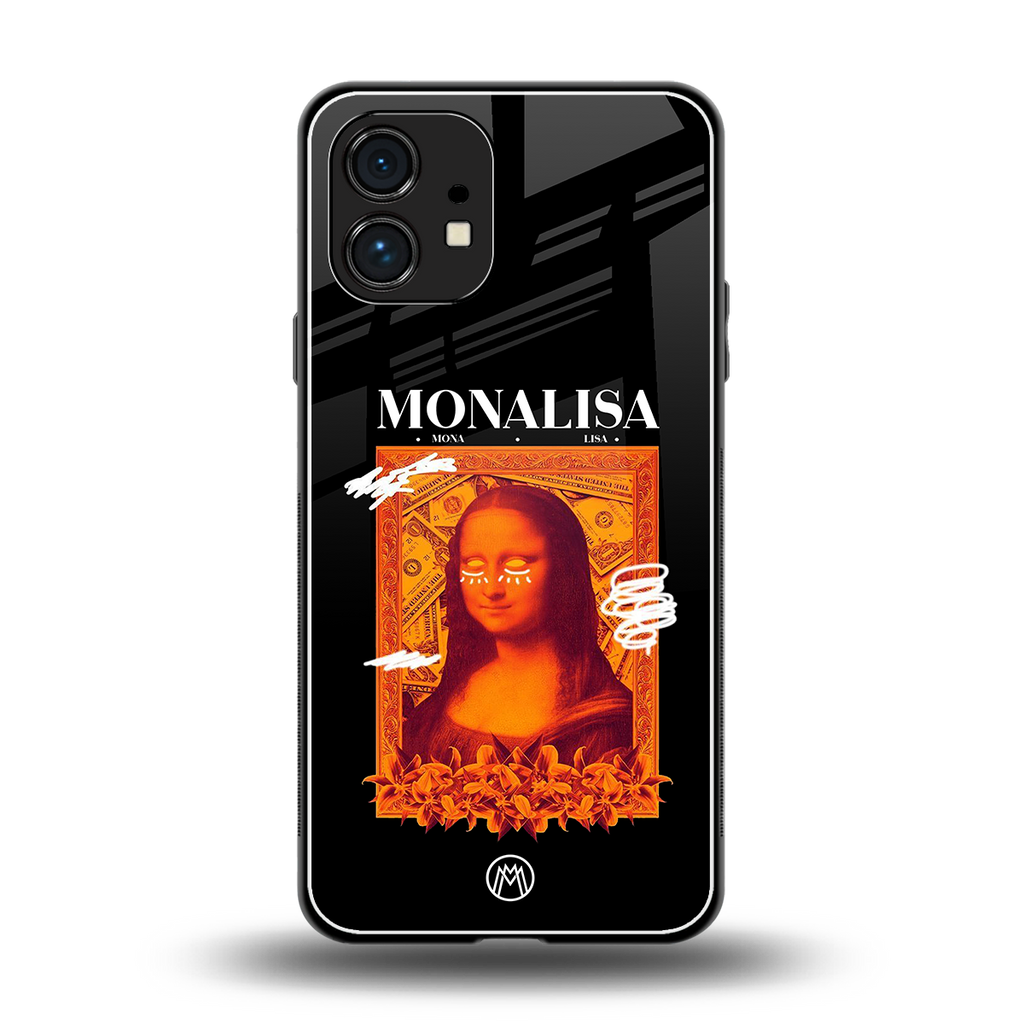 sassy mona lisa back phone cover | glass case for nothing phone 1