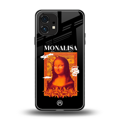 sassy mona lisa back phone cover | glass case for nothing phone 1