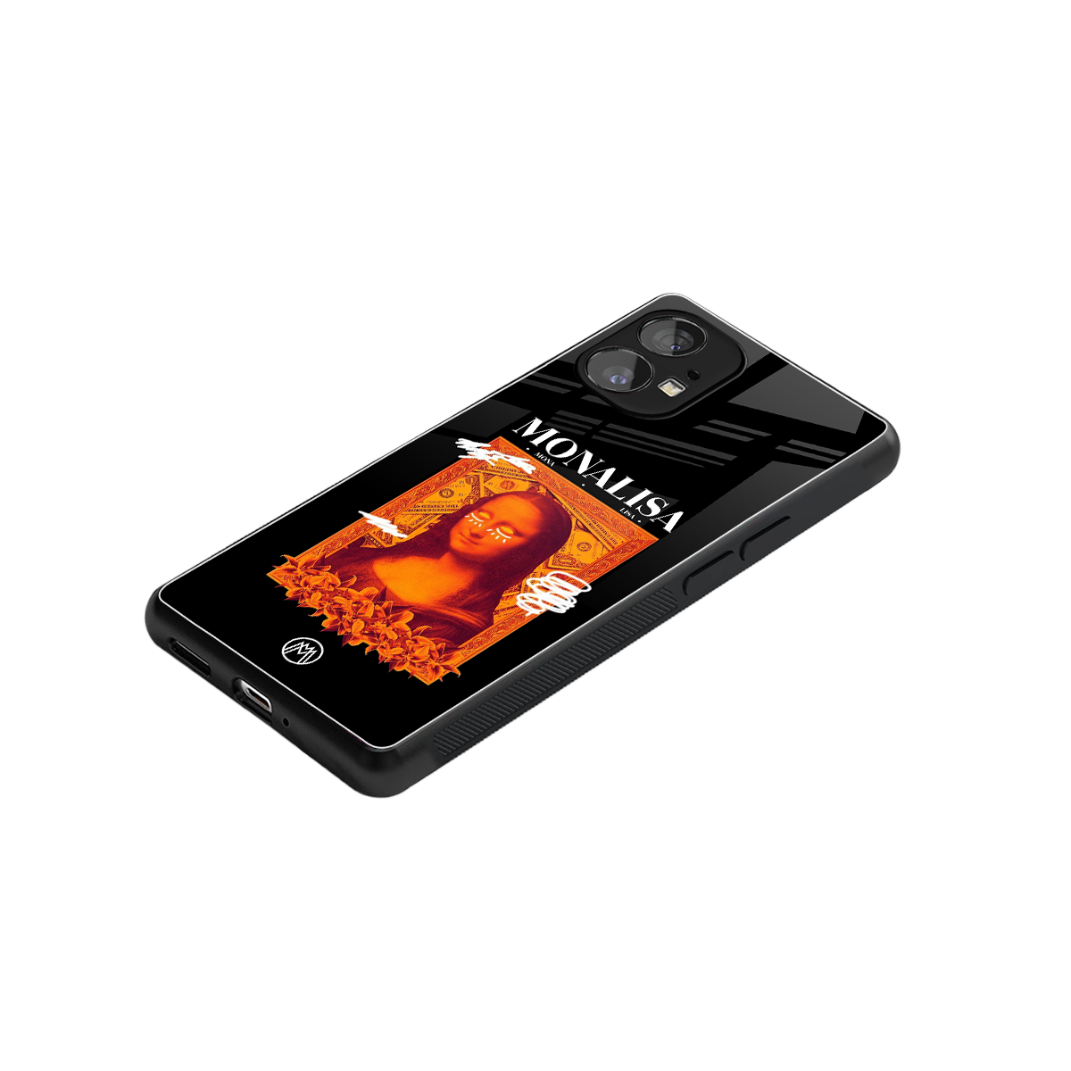 sassy mona lisa back phone cover | glass case for nothing phone 1
