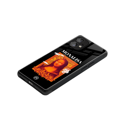 sassy mona lisa back phone cover | glass case for nothing phone 1