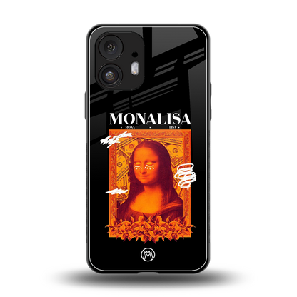 sassy mona lisa back phone cover | glass case for nothing phone 2