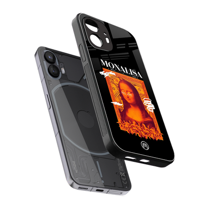 sassy mona lisa back phone cover | glass case for nothing phone 2