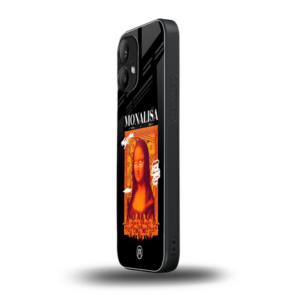 sassy mona lisa back phone cover | glass case for nothing phone 2