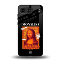 sassy mona lisa back phone cover | glass case for oneplus nord 4