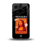 sassy mona lisa back phone cover | glass case for oneplus nord 4
