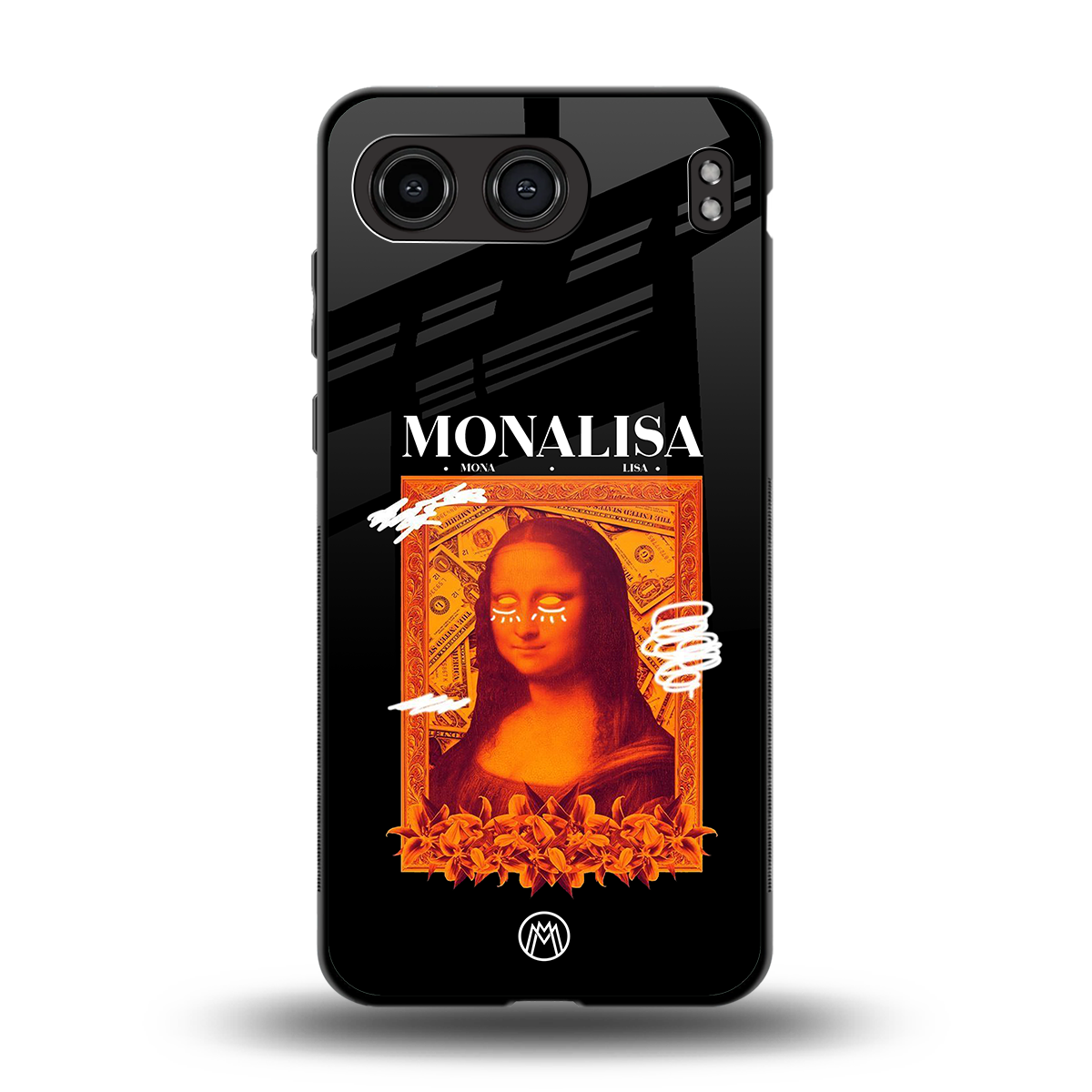 sassy mona lisa back phone cover | glass case for oneplus nord 4