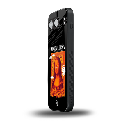 sassy mona lisa back phone cover | glass case for oneplus nord 4