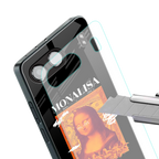 sassy mona lisa back phone cover | glass case for oneplus nord 4