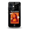 sassy mona lisa back phone cover | glass case for oneplus nord ce 3