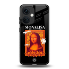 sassy mona lisa back phone cover | glass case for oneplus nord ce 3