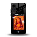 sassy mona lisa back phone cover | glass case for oneplus nord ce 4 lite