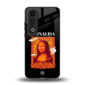 sassy mona lisa back phone cover | glass case for oneplus nord ce 4