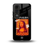 sassy mona lisa back phone cover | glass case for oneplus nord ce 4