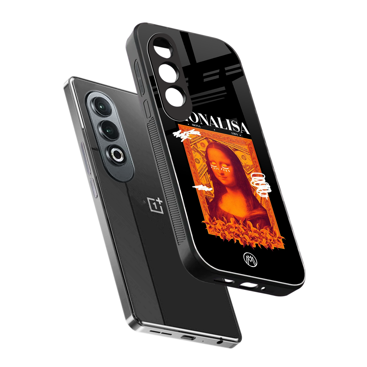 sassy mona lisa back phone cover | glass case for oneplus nord ce 4