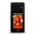 sassy mona lisa back phone cover | glass case for google pixel 6 pro