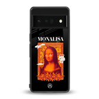 sassy mona lisa back phone cover | glass case for google pixel 6 pro