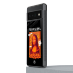 sassy mona lisa back phone cover | glass case for google pixel 6 pro