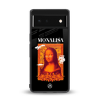 sassy mona lisa back phone cover | glass case for google pixel 6