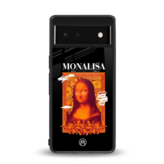 sassy mona lisa back phone cover | glass case for Google Pixel 6A