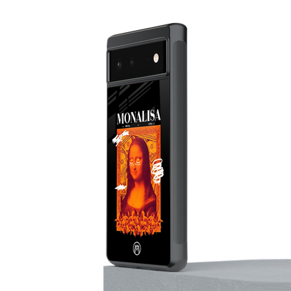 sassy mona lisa back phone cover | glass case for Google Pixel 6A