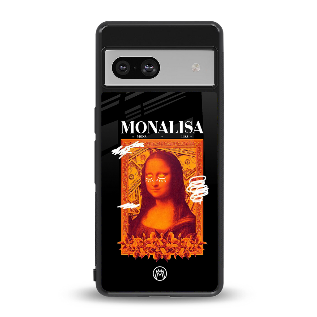 sassy mona lisa back phone cover | glass case for Google Pixel 7