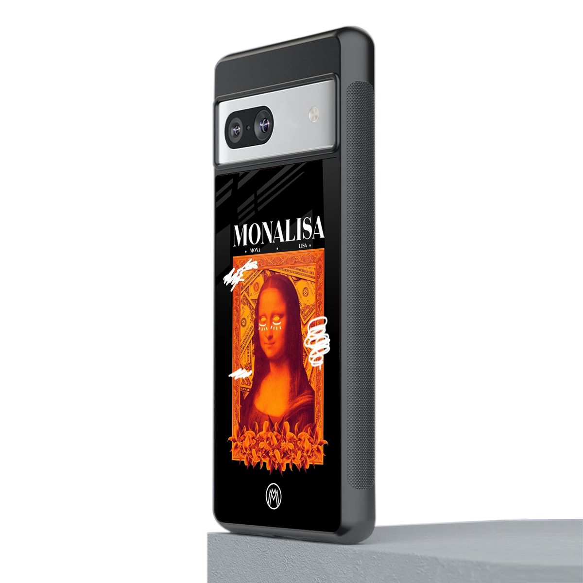 sassy mona lisa back phone cover | glass case for Google Pixel 7