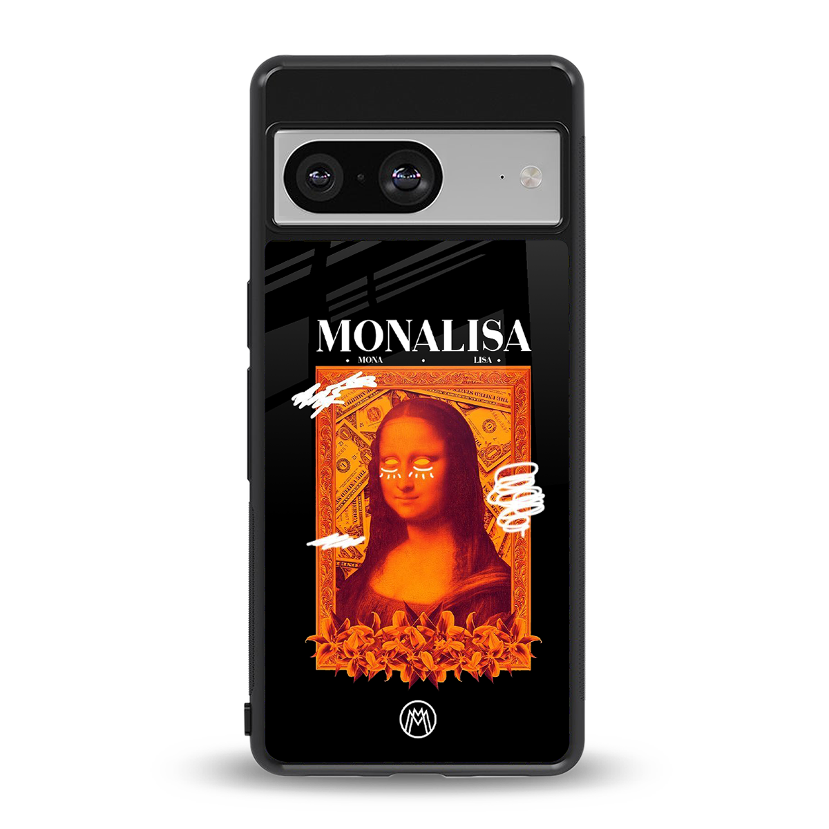 sassy mona lisa back phone cover | glass case for Google Pixel 8