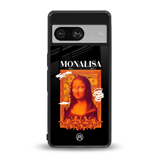 sassy mona lisa back phone cover | glass case for Google Pixel 8