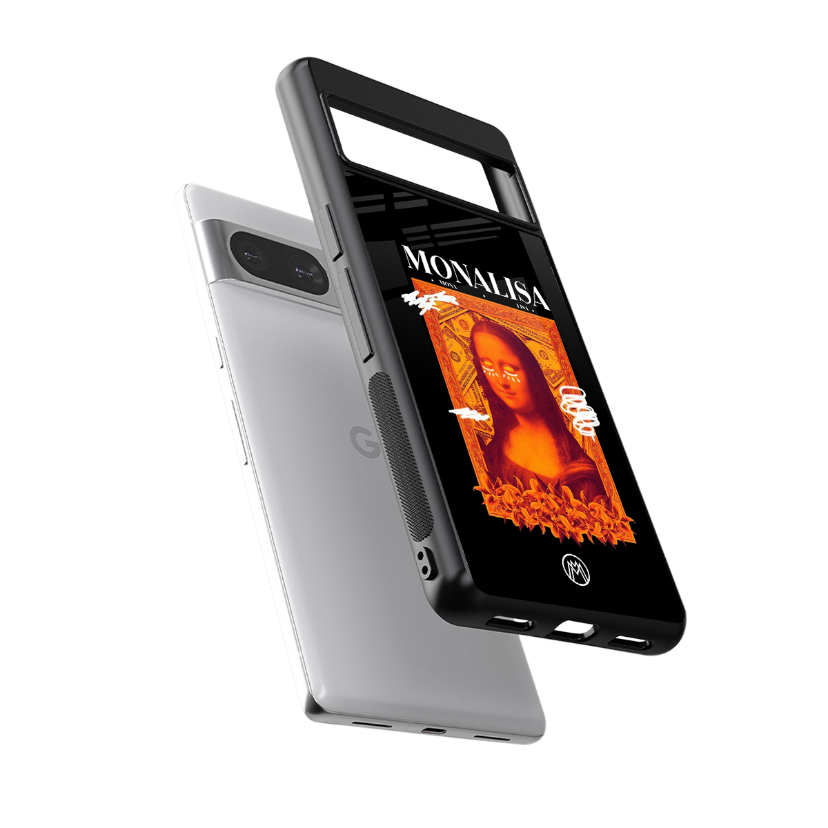 sassy mona lisa back phone cover | glass case for Google Pixel 8