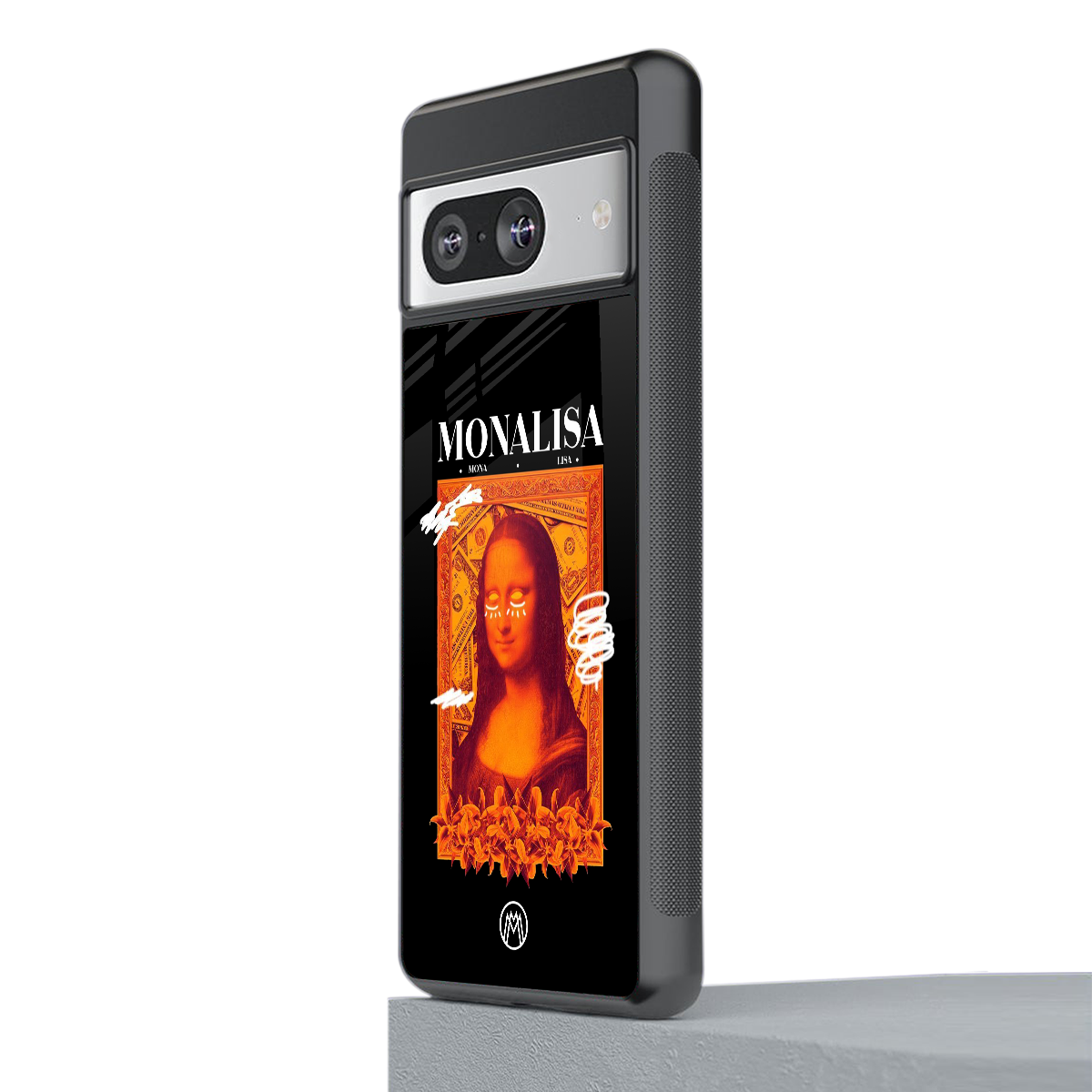 sassy mona lisa back phone cover | glass case for Google Pixel 8