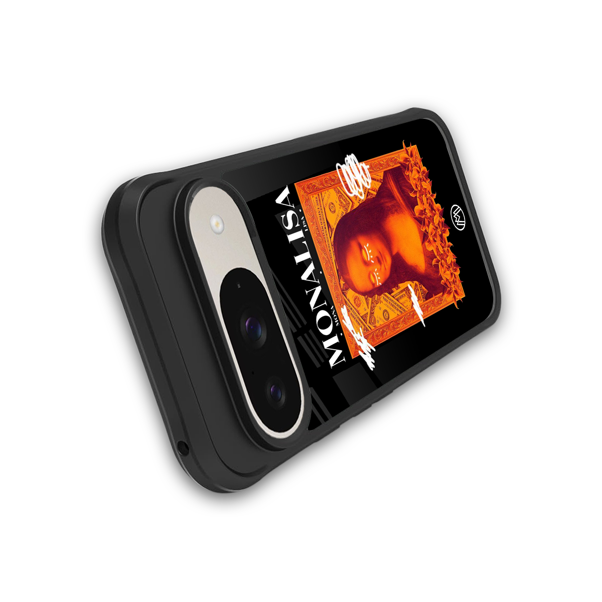sassy mona lisa back phone cover | glass case for google pixel 9