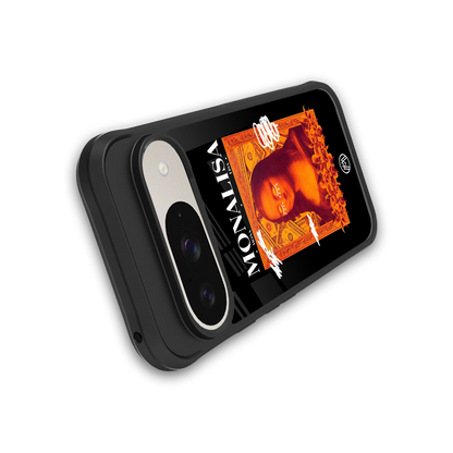 sassy mona lisa back phone cover | glass case for google pixel 9
