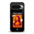 sassy mona lisa back phone cover | glass case for google pixel 9 pro
