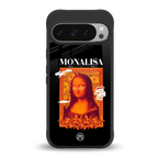 sassy mona lisa back phone cover | glass case for google pixel 9 pro