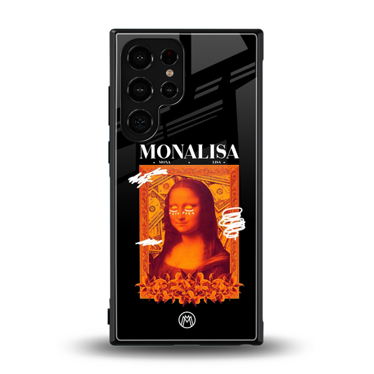 sassy mona lisa back phone cover | glass case for samsung galaxy s24 ultra
