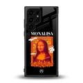 sassy mona lisa back phone cover | glass case for samsung galaxy s23 ultra