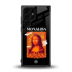 sassy mona lisa back phone cover | glass case for samsung galaxy s23 ultra
