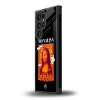 sassy mona lisa back phone cover | glass case for samsung galaxy s23 ultra