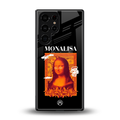 sassy mona lisa back phone cover | glass case for samsung galaxy s25 ultra